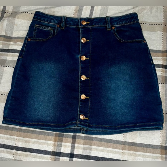 Cat & Jack Other - Girls Jean Skirt, Cat & Jack brand, Ultimate Stretch, dark blue